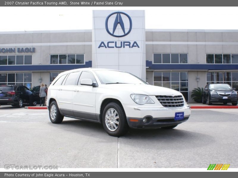 Stone White / Pastel Slate Gray 2007 Chrysler Pacifica Touring AWD