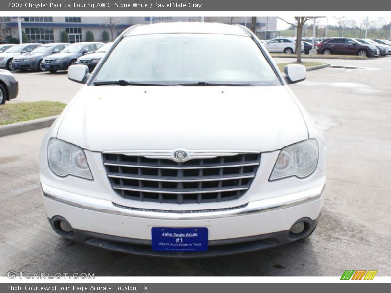 Stone White / Pastel Slate Gray 2007 Chrysler Pacifica Touring AWD
