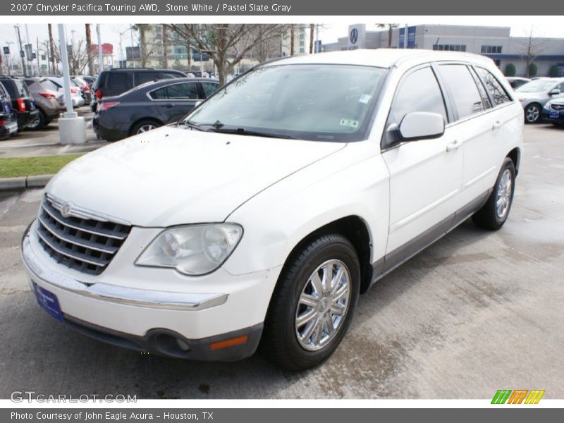 Stone White / Pastel Slate Gray 2007 Chrysler Pacifica Touring AWD
