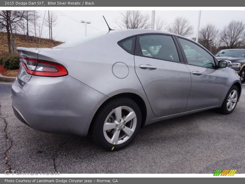 Billet Silver Metallic / Black 2015 Dodge Dart SXT