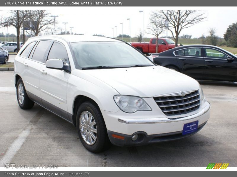 Stone White / Pastel Slate Gray 2007 Chrysler Pacifica Touring AWD