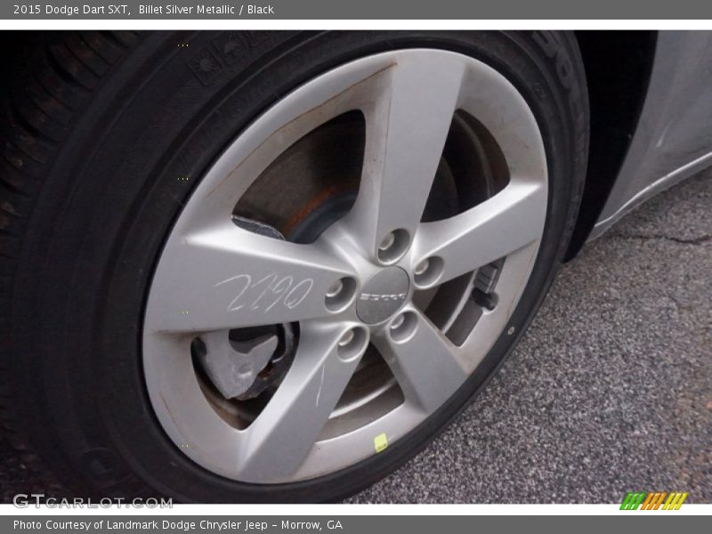 Billet Silver Metallic / Black 2015 Dodge Dart SXT