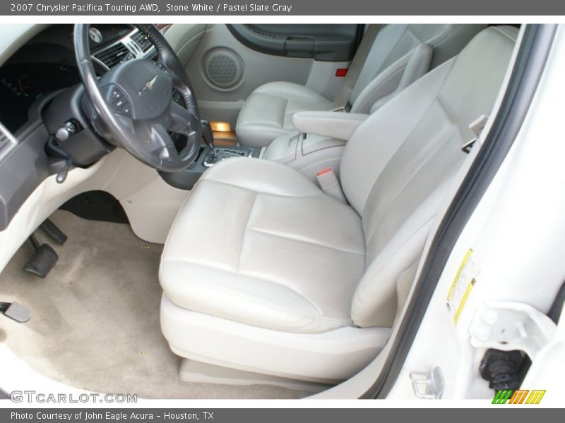 Stone White / Pastel Slate Gray 2007 Chrysler Pacifica Touring AWD