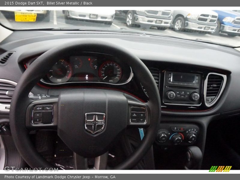 Billet Silver Metallic / Black 2015 Dodge Dart SXT