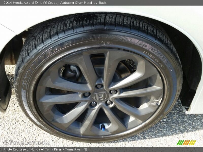 Alabaster Silver Metallic / Black 2014 Honda Accord EX-L V6 Coupe