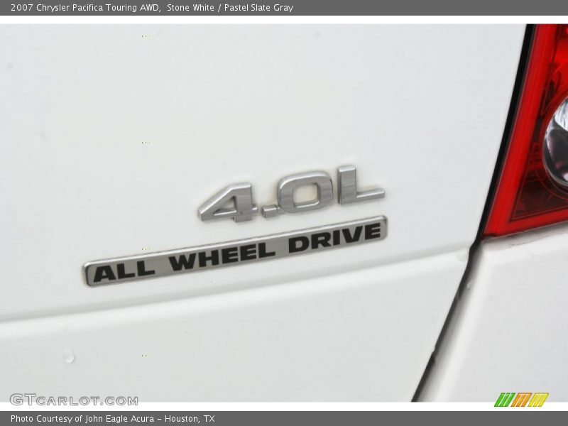 Stone White / Pastel Slate Gray 2007 Chrysler Pacifica Touring AWD