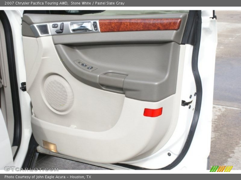 Stone White / Pastel Slate Gray 2007 Chrysler Pacifica Touring AWD