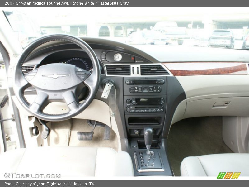 Stone White / Pastel Slate Gray 2007 Chrysler Pacifica Touring AWD