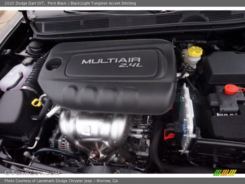 Pitch Black / Black/Light Tungsten Accent Stitching 2015 Dodge Dart SXT