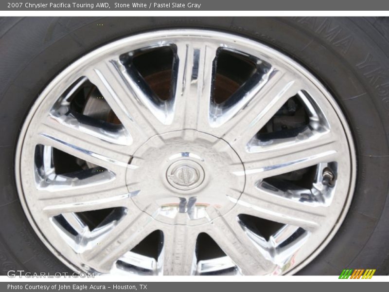 Stone White / Pastel Slate Gray 2007 Chrysler Pacifica Touring AWD