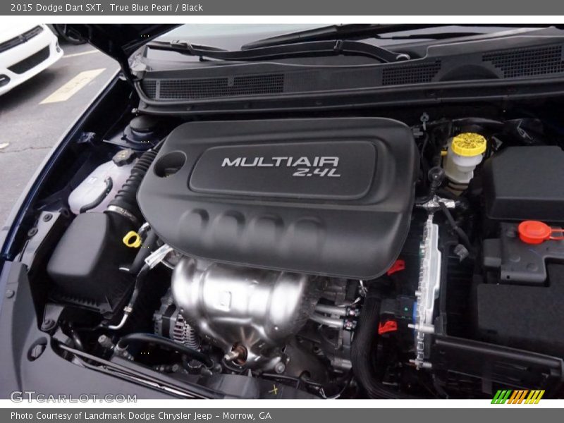 True Blue Pearl / Black 2015 Dodge Dart SXT