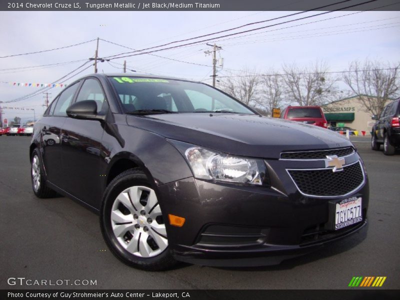 Tungsten Metallic / Jet Black/Medium Titanium 2014 Chevrolet Cruze LS