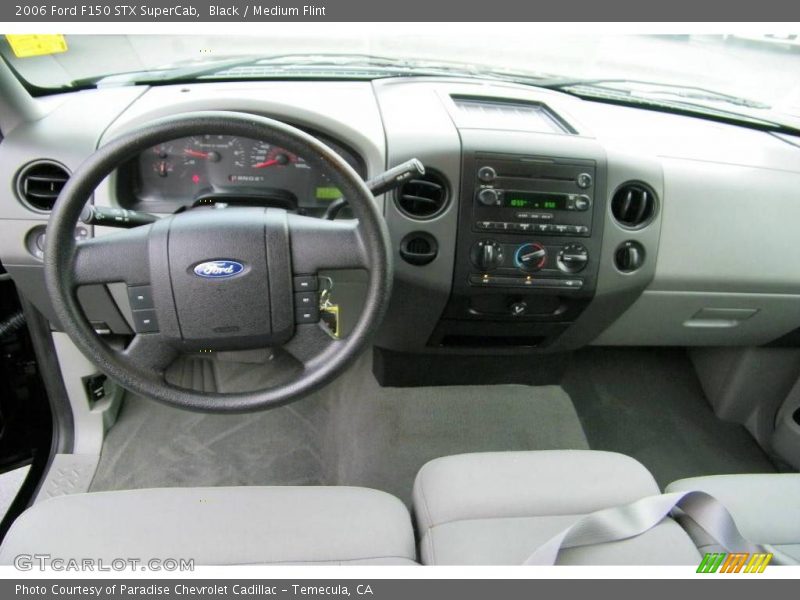 Black / Medium Flint 2006 Ford F150 STX SuperCab