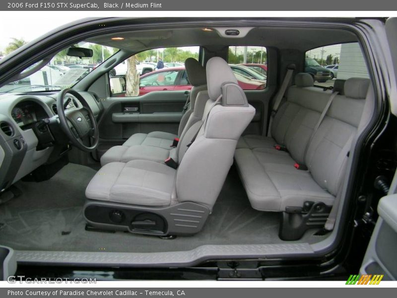 Black / Medium Flint 2006 Ford F150 STX SuperCab