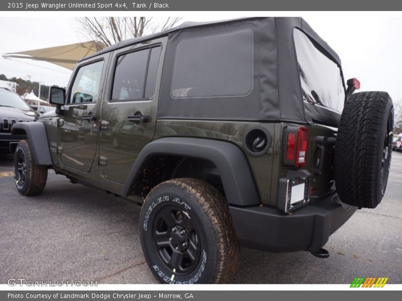Tank / Black 2015 Jeep Wrangler Unlimited Sport 4x4