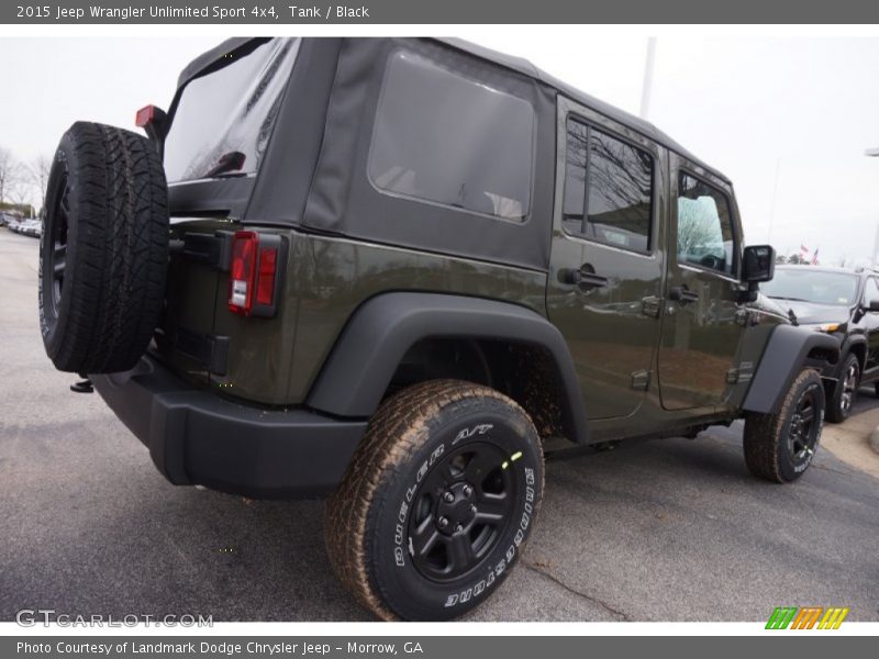 Tank / Black 2015 Jeep Wrangler Unlimited Sport 4x4