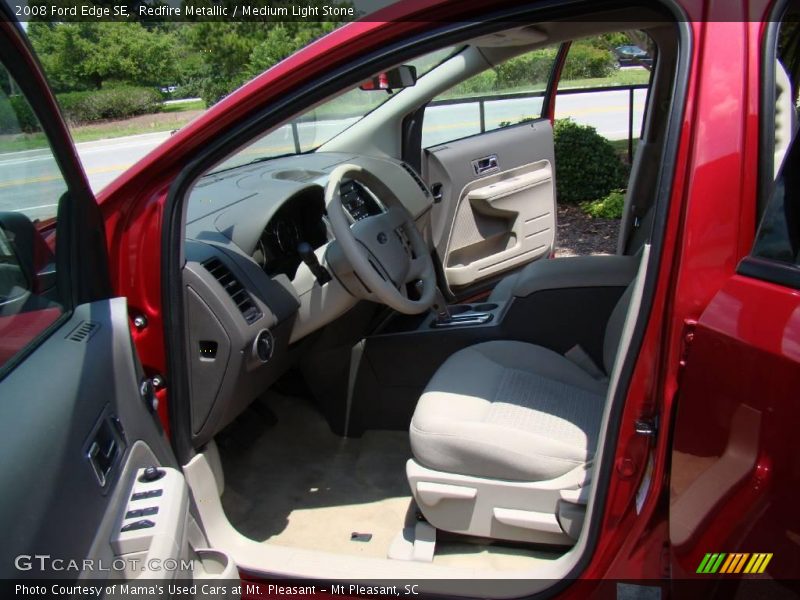 Redfire Metallic / Medium Light Stone 2008 Ford Edge SE