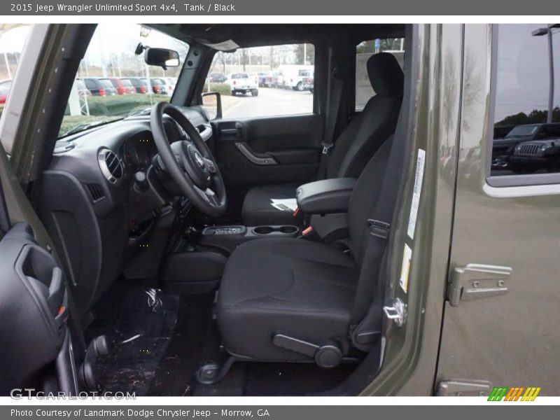 Tank / Black 2015 Jeep Wrangler Unlimited Sport 4x4