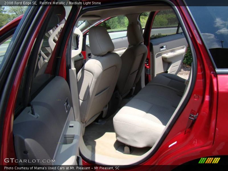 Redfire Metallic / Medium Light Stone 2008 Ford Edge SE
