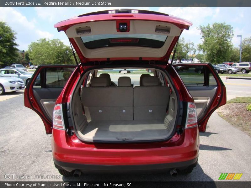 Redfire Metallic / Medium Light Stone 2008 Ford Edge SE