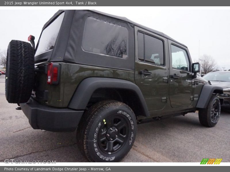 Tank / Black 2015 Jeep Wrangler Unlimited Sport 4x4