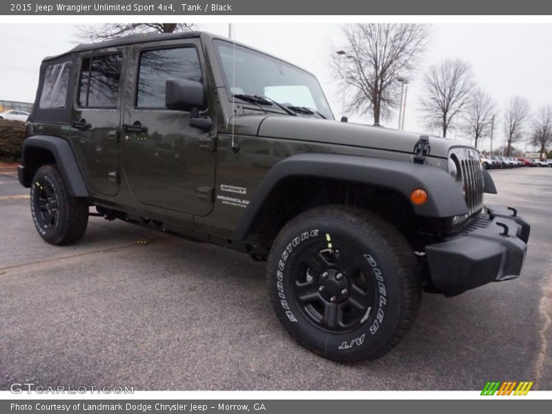 Tank / Black 2015 Jeep Wrangler Unlimited Sport 4x4