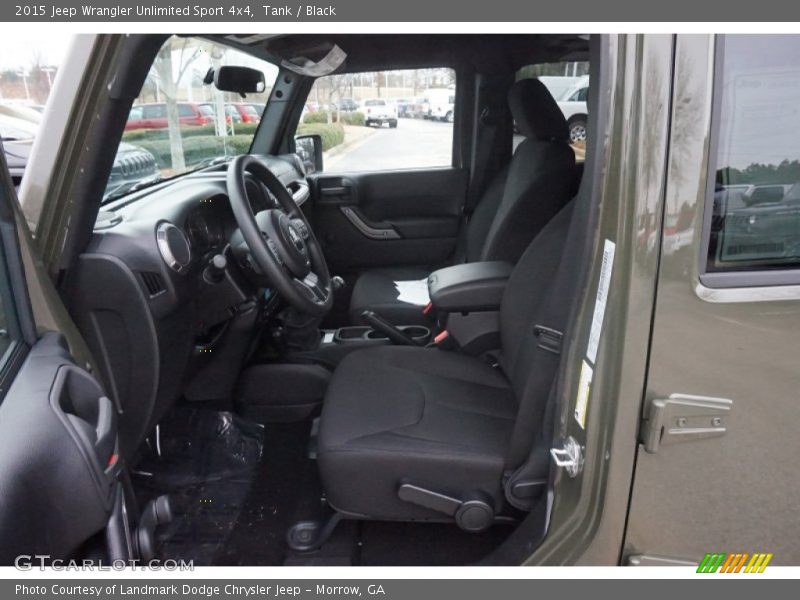 Tank / Black 2015 Jeep Wrangler Unlimited Sport 4x4