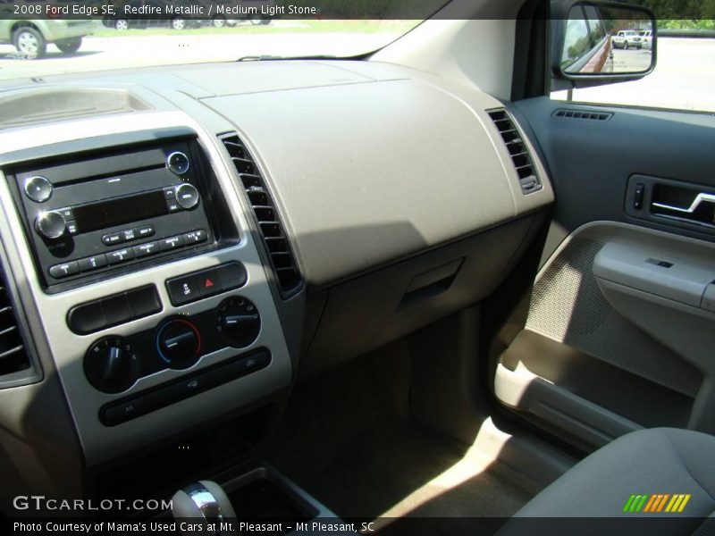 Redfire Metallic / Medium Light Stone 2008 Ford Edge SE