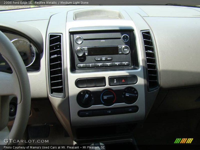 Redfire Metallic / Medium Light Stone 2008 Ford Edge SE