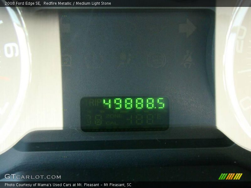 Redfire Metallic / Medium Light Stone 2008 Ford Edge SE