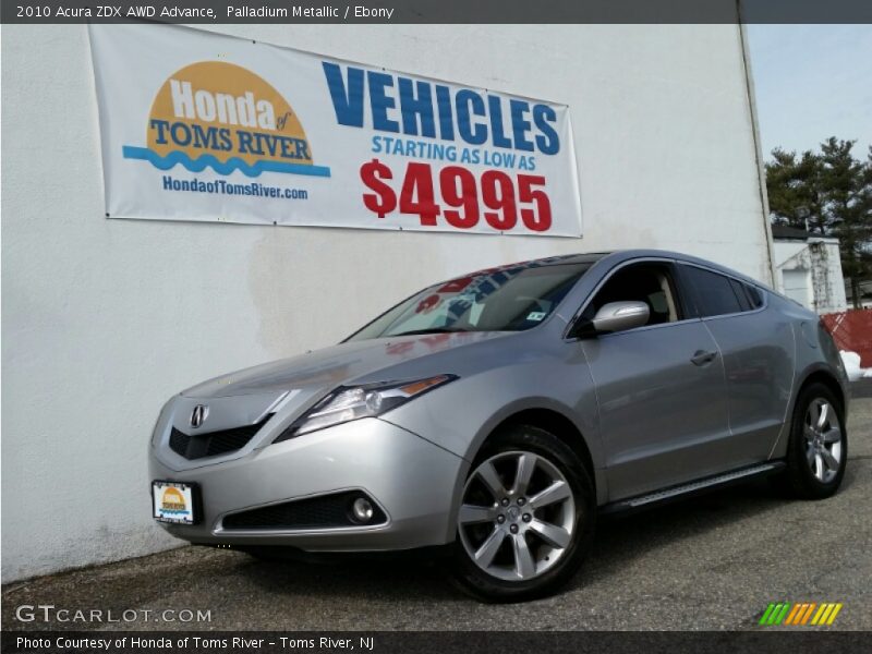 Palladium Metallic / Ebony 2010 Acura ZDX AWD Advance