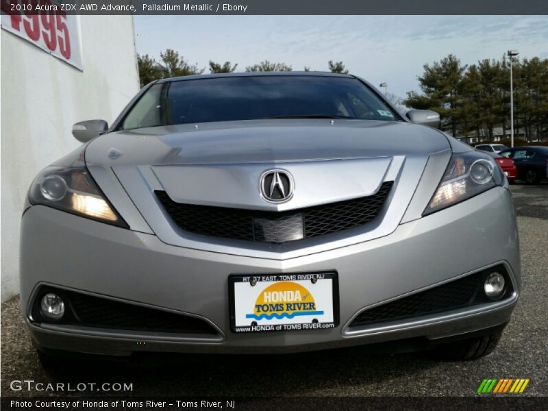 Palladium Metallic / Ebony 2010 Acura ZDX AWD Advance