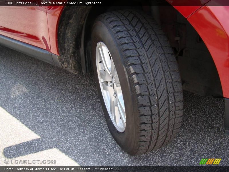 Redfire Metallic / Medium Light Stone 2008 Ford Edge SE