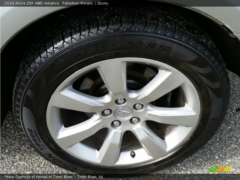 Palladium Metallic / Ebony 2010 Acura ZDX AWD Advance
