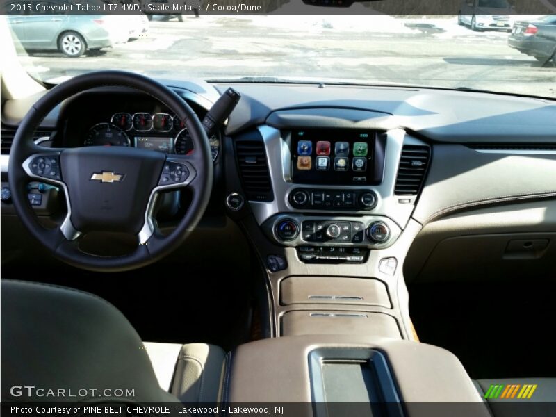 Sable Metallic / Cocoa/Dune 2015 Chevrolet Tahoe LTZ 4WD