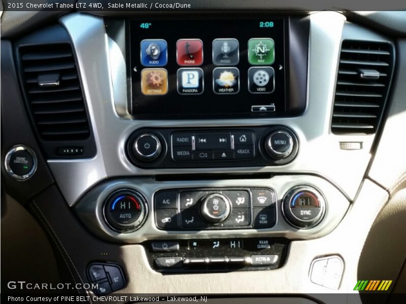 Sable Metallic / Cocoa/Dune 2015 Chevrolet Tahoe LTZ 4WD