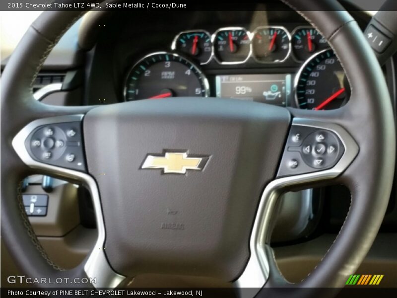 Sable Metallic / Cocoa/Dune 2015 Chevrolet Tahoe LTZ 4WD