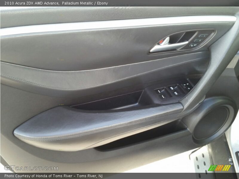 Palladium Metallic / Ebony 2010 Acura ZDX AWD Advance