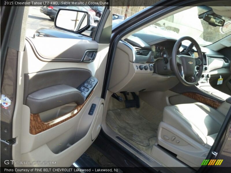 Sable Metallic / Cocoa/Dune 2015 Chevrolet Tahoe LTZ 4WD