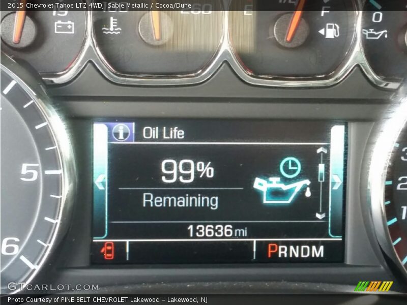 Sable Metallic / Cocoa/Dune 2015 Chevrolet Tahoe LTZ 4WD