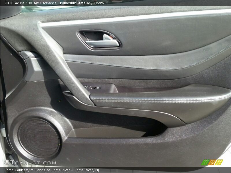 Palladium Metallic / Ebony 2010 Acura ZDX AWD Advance