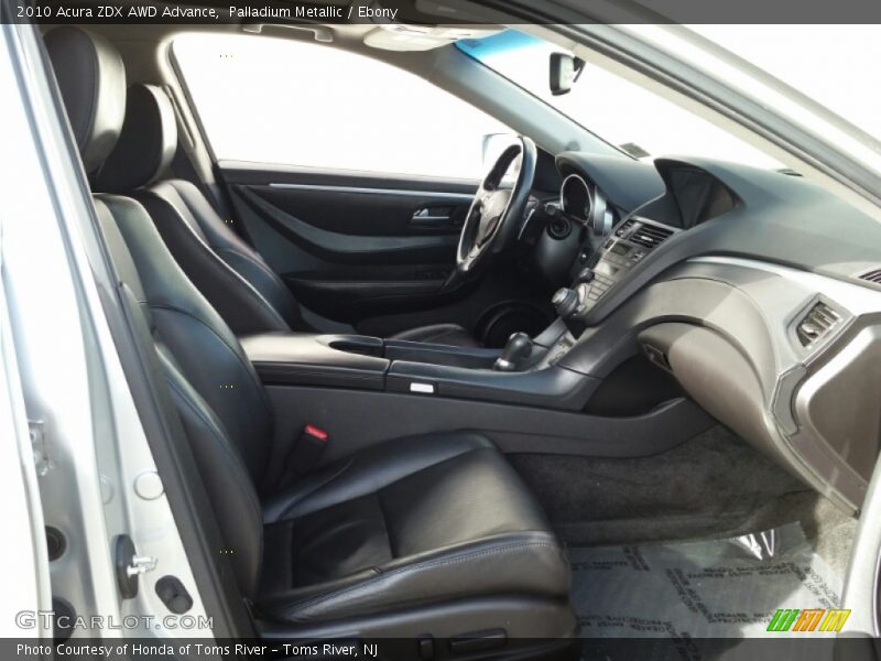 Palladium Metallic / Ebony 2010 Acura ZDX AWD Advance