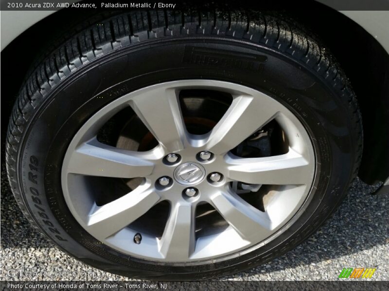 Palladium Metallic / Ebony 2010 Acura ZDX AWD Advance