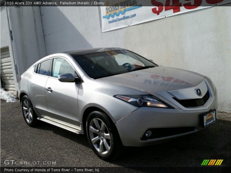 Palladium Metallic / Ebony 2010 Acura ZDX AWD Advance
