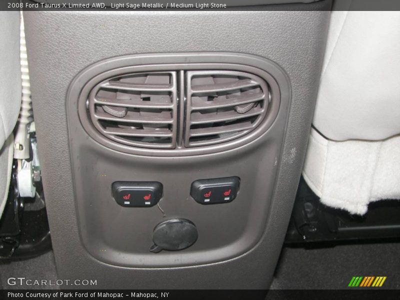 Light Sage Metallic / Medium Light Stone 2008 Ford Taurus X Limited AWD
