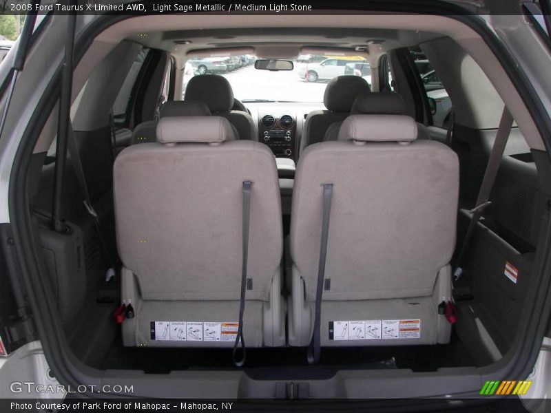 Light Sage Metallic / Medium Light Stone 2008 Ford Taurus X Limited AWD