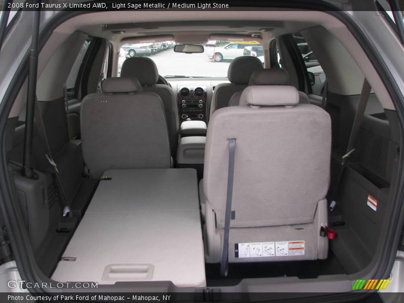 Light Sage Metallic / Medium Light Stone 2008 Ford Taurus X Limited AWD