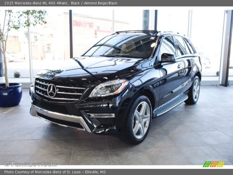 Black / Almond Beige/Black 2015 Mercedes-Benz ML 400 4Matic