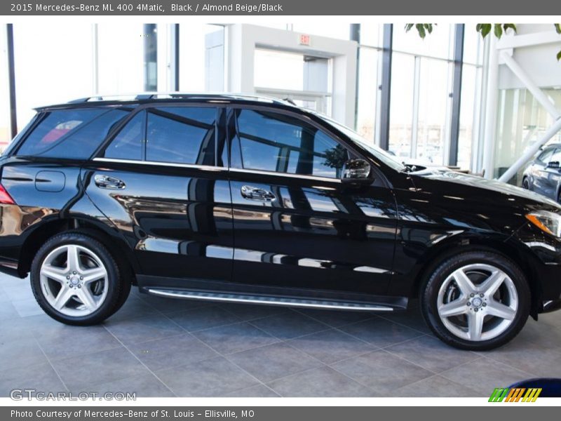 Black / Almond Beige/Black 2015 Mercedes-Benz ML 400 4Matic
