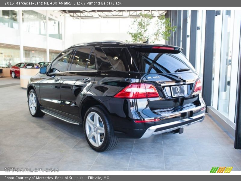Black / Almond Beige/Black 2015 Mercedes-Benz ML 400 4Matic